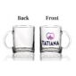 front and back of tatiana's cglass coffee mug