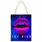 1st kiss tote bag